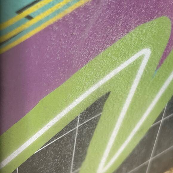 Mead Trapper Keeper Binder Retro Geometric Design 2000s with Folders - Picture 5 of 14